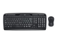 Logitech Wireless Combo MK330 - Sæt med mus og tastatur - trådløs - 2.4 GHz - QWERTY - Nordisk - sort 920-003982