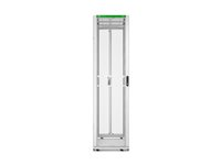 APC NetShelter SX Gen 2 - Rack kabinet - 2258 H x 600W x 1200D mm, med Sides - gulvstående - hvid - 48U - 19" - TAA-kompatibel - for P/N: SMT1000RM1U, SMT750RM1U, SRTL10KRM4UT, SRTL5KRM2UI-HW, SRTL5KRM2UT-HW, SRTL8KRM4UT AR3307W2