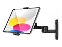 Compulocks Universal Tablet Cling Swing Wall Mount - Monteringssæt (vægmontering, svingarm) - for tablet - sort 827BUCLGVWMB