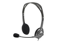 Logitech Stereo H111 - Headset - på øret - kablet 981-000593