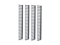 APC - Rack-kabel styrepanel - sort - 48U - TAA-kompatibel (pakke med 4) - for P/N: NBPD0160A, NBWL0355A, SMX2KR2UX145, SMX3KR2UNCX145, SRT1000RMXLI, SRT1000RMXLI-NC AR7737