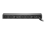 APC Basic Rack PDU AP6032A - Strømfordelingsenhed (rackversion) - AC 200-240 V - input: IEC 60309 32A - output-stikforbindelser: 4 (IEC 60320 C19 16A) - 3.65 m ledning - for P/N: SMX1500RM2UCNC, SMX2KR2UX145, SMX3KR2UNCX145, SMX750C, SMX750CNC, SMX750CUS AP6032A