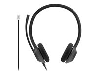 Cisco Headset 322 - Headset - på øret - kablet - RJ-9 - carbon-sort HS-W-322-C-RJ9