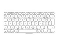 Logitech Keys-To-Go 2 - Tastatur - transportabel - trådløs - Bluetooth LE - bleg grå 920-013015