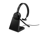 Jabra Evolve 65 TE Mono - Headset - på øret - Bluetooth - trådløs - USB-A via Bluetooth adapter - støjisolerende - UC-certificeret 6693-833-499