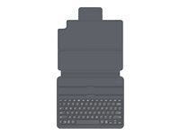 ZAGG Pro Keys - Tastatur og folio-kasse - bagbelyst - Bluetooth - Nordisk - sort/grå tastatur, sort/grå etui - for Apple 11-inch iPad Pro (1. generation, 2. generation, 3. generation) 103407984