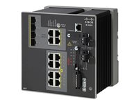 Cisco Industrial Ethernet 4000 Series - Switch - Administreret - 8 x 10/100/1000 + 4 x combo Gigabit SFP - DIN monterbar på skinne - DC power - TAA-kompatibel IE-4000-8GT4G-E