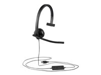 Logitech H570e - Headset - på øret - kablet - USB-C - Certified for Microsoft Teams 981-001427
