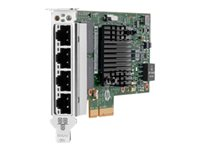 HPE 366T - Netværksadapter - PCIe 2.1 x4 lavprofil - Gigabit Ethernet x 4 - for Edgeline e920; ProLiant DL360 Gen10 811546-B21