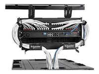 APC Data Distribution Cable - Administrationsramme til stativkabel - sort - 4U - 19" - TAA-kompatibel - for P/N: SURT1000RMXLI-NC VDIM33174