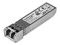StarTech.com Cisco SFP-10G-SR-S Compatible SFP+ Module, 10GBASE-SR, 10GbE MMF Optic Transceiver, 10GE Gigabit Ethernet SFP+, LC Connector, 300m, 850nm, DDM, Cisco Firepower, ASR9000, C9300 - Lifetime Warranty (SFP10GSRSST) - SFP+ transceiver modul (svarende til: Cisco SFP-10G-SR-S) - 10GbE - 10GBase-SR - LC multimodus - op til 300 m - 850 nm SFP10GSRSST