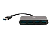 C2G 4-Port USB Hub - USB 3.0 Hub - SuperSpeed USB - 5Gbps - Hub - 4 x SuperSpeed USB 3.0 - desktop C2G54461