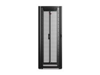 APC NetShelter SX Enclosure with Sides - Rack - sort - 42U - TAA-kompatibel - for P/N: SMT1000RM1U, SMT750RM1U, SRTL10KRM4UT, SRTL5KRM2UI-HW, SRTL5KRM2UT-HW, SRTL8KRM4UT AR3340