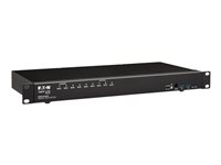 Eaton Tripp Lite series DisplayPort/USB KVM Switch 8-Port with Audio/Video and USB Peripheral Sharing, 4K 60 Hz, 1U Rack-Mount - KVM / audio / USB switch - 8 x KVM / audio / USB - 1 lokalbruger - monterbar på stativ B024-DPU08