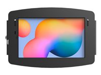 Compulocks Galaxy Tab S6 LITE 10.4" Space Enclosure Wall Mount - Komponenter til montering (indelukke) - for tablet - låsbar - højglansaluminium - sort - skærmstørrelse: 10.4" - monteringsgrænseflade: 100 x 100 mm - for Samsung Galaxy Tab A7 (10.4 tommer), Tab S6 Lite 104GS6LSB