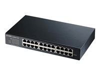 Zyxel GS1900 Series GS1900-24E - Switch - smart - 24 x 10/100/1000 - monterbar på stativ, væg-monterbar - for USG Flex 100 GS1900-24E-EU0103F