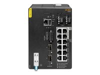 HPE Aruba 4100i - Switch - 8 x 10/100/1000 (PoE Class 4) + 4 x 10/100/1000 (PoE Class 6) + 2 x SFP+ - DIN monterbar på skinne - PoE Class 4 / PoE Class 6 JL817A
