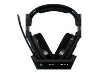 Logitech G Astro A50 X - Headset - fuld størrelse - Bluetooth / LIGHTSPEED - trådløs - sort 939-002128