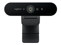 Logitech BRIO STREAM - Live streaming-kamera - farve - 4096 x 2160 - 1080p, 4K - audio - USB 960-001194