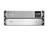 APC Smart-UPS On-Line SRTL2200RM4UXLI-NC - UPS (rackversion) (høj densitet) - AC 220/230 V - 1980 Watt - 2200 VA - Litiumion - output-stikforbindelser: 8 - 4U - 1.83 m ledning - sort med sølvfrontkant - med APC UPS Network Management Card SRTL2200RM4UXLI-NC