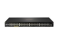 HPE Aruba 2930F 48G PoE+ 4SFP - Switch - L3 - Administreret - 48 x 10/100/1000 (PoE+) + 4 x Gigabit SFP (uplink) - monterbar på stativ - PoE+ (740 W) JL557A#ABB
