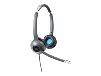 Cisco 522 Wired Dual - Headset - på øret - kablet - 3,5 mm jackstik CP-HS-W-522-USBC