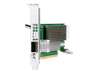 HPE InfiniBand HDR MCX653105A-HDAT - Netværksadapter - PCIe 4.0 x16 lavprofil - 200Gb Ethernet / 200Gb Infiniband QSFP28 x 1 - for ProLiant DL325 Gen10, DL345 Gen10, DL365 Gen10, DL380 Gen10 P23664-B21