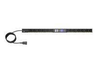 Eaton G4 - Strømfordelingsenhed (rackversion) - AC 200-240 V - 3.7 kW - 1-faset - Ethernet 10/100/1000 - input: IEC 60320 C20 16A - output-stikforbindelser: 24 (12 x IEC 60320 C13, 12 x IEC 60320 C39) - 0U - 3 m ledning - sort EVMIFC20A