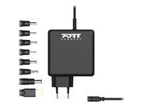 PORT Connect - Strømforsyningsadapter - universel - AC 100-240 V - 65 Watt - Europa 900093B-EU