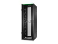 APC NetShelter SX Gen 2 - Rack kabinet - 2124 H x 750W x 1070D mm, med Sides - gulvstående - sort - 42U - 19" - TAA-kompatibel - for P/N: SMT1000RM1U, SMT750RM1U, SRTL10KRM4UT, SRTL5KRM2UI-HW, SRTL5KRM2UT-HW, SRTL8KRM4UT AR3155B2