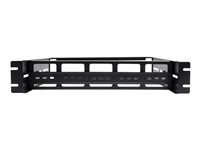 Eaton Tripp Lite Series Adjustable Rack-Mount DIN Rail Kit - Top Hat, Mini Top Hat and G-Style Rails - DIN rail monteringssæt - stativmonterbar - sort - 2U - 19" SRDINRAIL2U