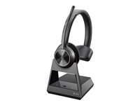 Poly Savi 7310-M Office - Savi 7300 series - headset - på øret - DECT - trådløs - sort - Certified for Microsoft Teams 8D3K7AA#ABB