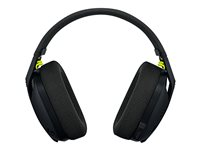 Logitech Lightspeed G435 - Headset - fuld størrelse - Bluetooth/2,4 GHz radiofrekvens - trådløs - sort - Discord Certified 981-001050