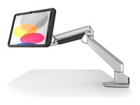 Compulocks iPad 10th-11th (A16) Gen PowerMove Articulating Arm Mount Black - Monteringssæt (stativ) - for tablet - sort, sølv - skærmstørrelse: 10.9" - skrivebordsmonterbar - for Apple 10.9-inch iPad (10. generation) 660REACHPMIP109