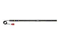 Eaton G4 - Strømfordelingsenhed (rackversion) - basal - 240-450 V - 22 kW - tre faser - input: IEC 60309 32A - output-stikforbindelser: 42 (24 x IEC 60320 C13, 18 x IEC 60320 C39) - 0U - 3 m ledning - sort EVBAF332X