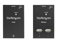 StarTech.com 4-Port USB 2.0 Extender - 165ft (50m) USB Over Cat5/Cat6 Extender - Compact USB 2.0 Over Ethernet Extender (USB2004EXTV) - USB-forlængerkabel - USB 2.0 - over CAT 5/6 - 4 porte - op til 50 m - for P/N: SVA5N3NEUA USB2004EXTV