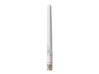 Cisco Aironet Dual-band Self-identifying - Antenne - dipol - Wi-Fi - 2 dBi (til 2,4 GHz), 4 dBi (til 5 GHz) - indendørs - hvid - for Catalyst 9120AXE, 9120AXP AIR-ANT2524DW-RS=