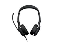 Jabra Evolve2 50 UC Stereo - Headset - på øret - kablet - aktiv støjfjerning - USB-C, USB-A - UC-certificeret 25069-989-899