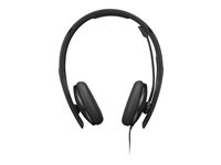 Lenovo - VoIP håndsæt - på øret - kablet - USB-C - sort 4XD1M45626