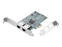 Broadcom BCM5720-2P - Netværksadapter - PCIe lavprofil - Gigabit Ethernet x 2 - for ThinkPad L15 Gen 4; ThinkStation P3; P360; P520; P520c; P620; P720; P920 4XC1K83390