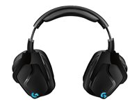 Logitech Gaming Headset G935 - Headset - 7.1 kanaler - fuld størrelse - 2,4 GHz - trådløs - 3,5 mm jackstik - sort, blå 981-000744