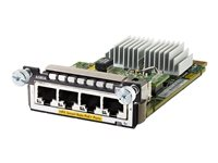 HPE Aruba 3810M/2930M Smart Rate Module - Ekspansionsmodul - 1/2.5/5/10GBase-T (PoE+) x 4 - for HPE Aruba 2930M 24, 2930M 48, 3810, 3810M 16, 3810M 24, 3810M 40, 3810M 48 JL081A