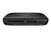 SanDisk ImageMate PRO - Kortlæser (microSD, microSDHC, microSDXC, SD, SDHC, SDXC, SDHC UHS-I, SDHC UHS-II, SDXC UHS-I, SDHC UHS-II, CF) - USB 3.0/USB-C SDDR-A631-GNGNN