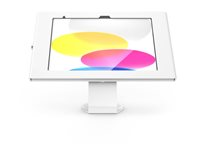 Compulocks Apex - Stativ - eksponeret front/bagsidekamera og sensorer - for tablet - aluminium - hvid - vægmonterbar, skrivebordsmonterbar - for Apple 10.9-inch iPad (10. generation); iPad (A16) 111W209APXW
