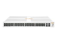 HPE Networking Instant On 1930 48G 4SFP/SFP+ Switch - Switch - L2+ - Administreret - 48 x 10/100/1000 + 4 x 1 Gigabit / 10 Gigabit SFP+ - monterbar på stativ JL685A#ABB
