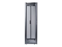 APC NetShelter SX Deep Enclosure with Sides - Rack kabinet - sort - 42U - 19" - for P/N: SMT1000RM1U, SMT750RM1U, SRTL10KRM4UT, SRTL5KRM2UI-HW, SRTL5KRM2UT-HW, SRTL8KRM4UT AR3300X717