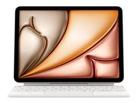 Apple Magic Keyboard - Tastatur og folio-kasse - med trackpad - Apple Smart connector - QWERTY - dansk - for 10.9-inch iPad Air (4. generation, 5. generation); 11-inch iPad Air (M2, M3) MDFV4DK/A