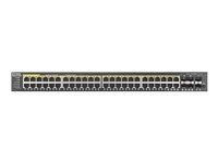 Zyxel GS2220-50HP - Switch - Administreret - 44 x 10/100/1000 (PoE+) + 4 x combo Gigabit SFP + 2 x Gigabit SFP - monterbar på stativ - PoE+ (375 W) GS2220-50HP-EU0101F