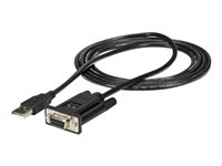 StarTech.com USB to Serial RS232 Adapter - DB9 Serial DCE Adapter Cable with FTDI - Null Modem - USB 1.1 / 2.0 - Bus-Powered (ICUSB232FTN) - Seriel adapter - USB 2.0 - RS-232 - sort ICUSB232FTN