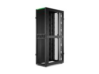 APC NetShelter SX Gen 2 - Rack kabinet - 2258H x 600W x 1070D mm, med Sides - gulvstående - sort - 48U - 19" - TAA-kompatibel - for P/N: SMT1000RM1U, SMT750RM1U, SRTL10KRM4UT, SRTL5KRM2UI-HW, SRTL5KRM2UT-HW, SRTL8KRM4UT AR3107B2